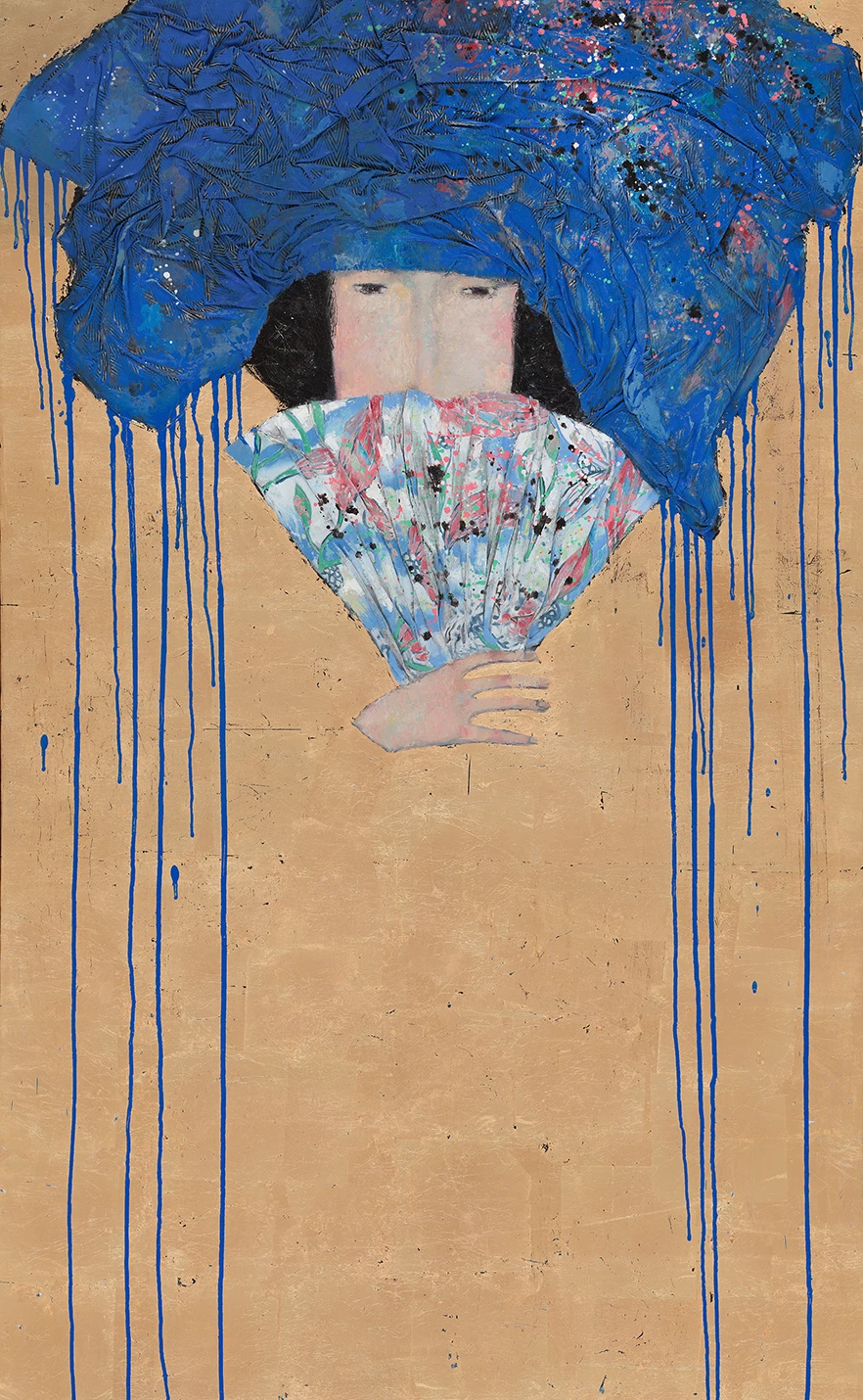 Зорикто Доржиев Девушка с веером 2015 © Зорикто Доржиев. Галерея «Ханхалаев».