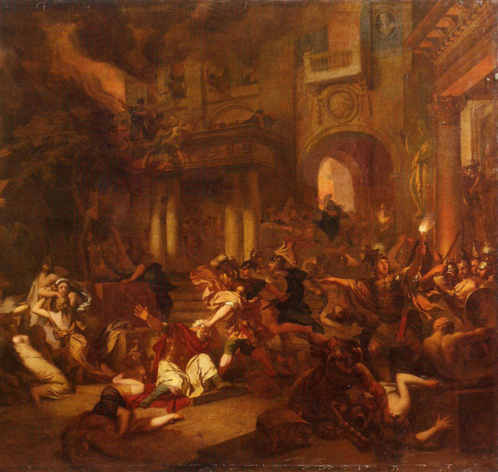 Герард де Лересс «Разрушение Трои». Музей-заповедник «Архангельское»